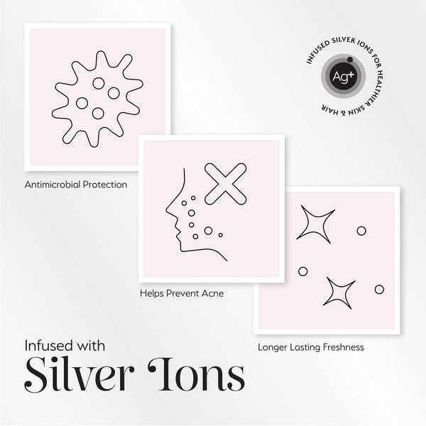 Silver Cloud Contour Sleep Mask Infused with Silver Ions Pink