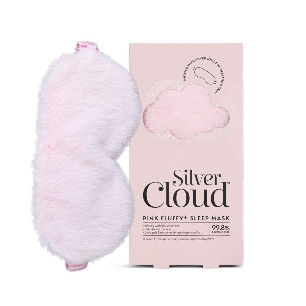 Silver Cloud Fluffy Sleep Mask Infused with Silver Ions