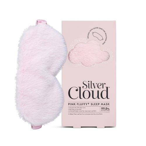 Silver Cloud Fluffy Sleep Mask Infused with Silver Ions