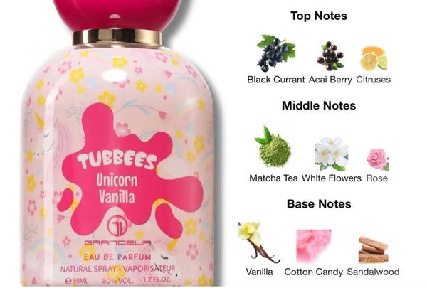 Tubbees Unicorn Vanilla 50ml EDP by Grandeur