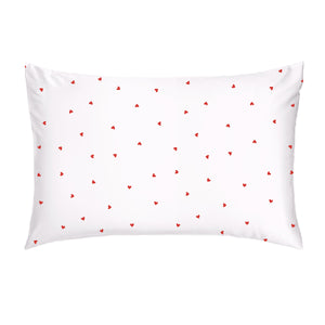 Silver Cloud Heart Print Satin Gift Set With Silver Ions