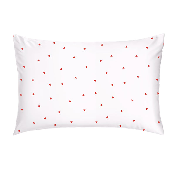 Silver Cloud Heart Print Satin Gift Set With Silver Ions