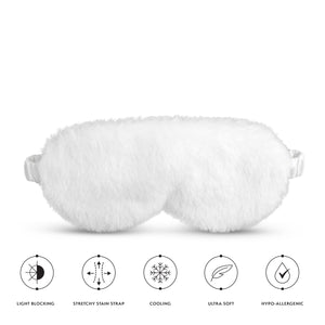Silver Cloud Fluffy Sleep Mask Infused with Silver Ions