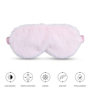 Silver Cloud Fluffy Sleep Mask Infused with Silver Ions