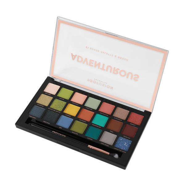 ADVENTUROUS | 21 SHADE PALETTE & BRUSH
