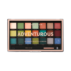 ADVENTUROUS | 21 SHADE PALETTE & BRUSH