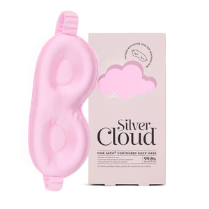 Silver Cloud Contour Sleep Mask Infused with Silver Ions Pink
