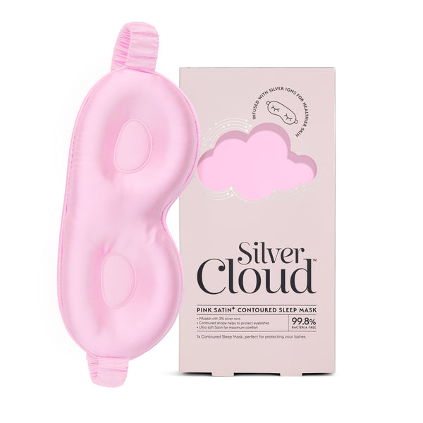 Silver Cloud Contour Sleep Mask Infused with Silver Ions Pink