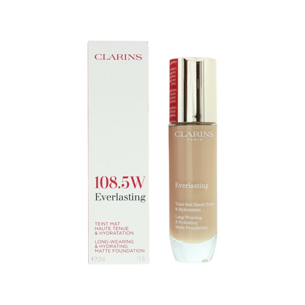 Clarins Everlasting Matte Foundation 108.5W Cashew 30ml