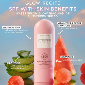 GLOW RECIPE WATERMELON GLOW NIACINAMIDE SUNSCREEN LOTION SPF 50