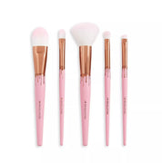 Makeup Revolution MELT ME 5pc Chocolate Brushes Eyeshadow Face Powder Brush Set