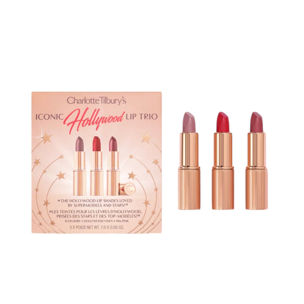 CHARLOTTE TILBURY
Iconic Hollywood Lip Trio Gift Set