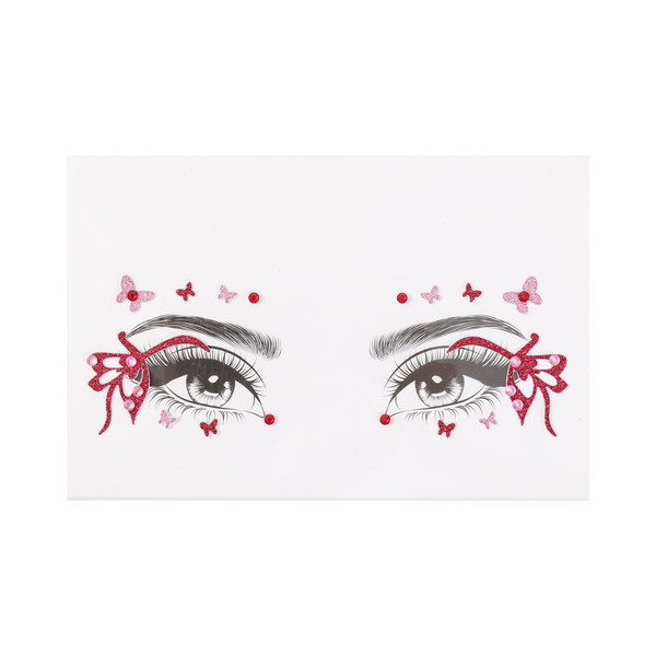 Mystical Butterfly Face Stickers