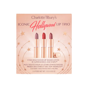 CHARLOTTE TILBURY
Iconic Hollywood Lip Trio Gift Set