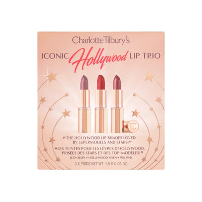 Charlotte Tilbury Iconic Hollywood Lip Trio Gift Set