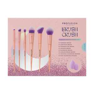 BRUSH CRUSH - 8 PC FACE & EYE BRUSH SET