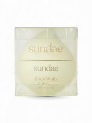 SUNDAE Whipped Body Moisturiser - Velvety Vanilla 220ml