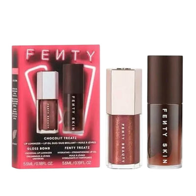 Fenty Chocolit Treatz Gift Set | Lip Gloss & Lip Oil Duo