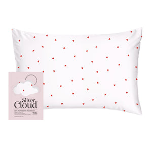 Silver Cloud Satin Pillowcase infused with Silver Ions