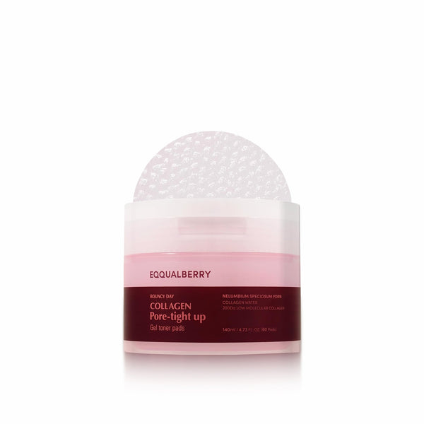 EQQUALBERRY Gel Toner Pads 140ml/60pads