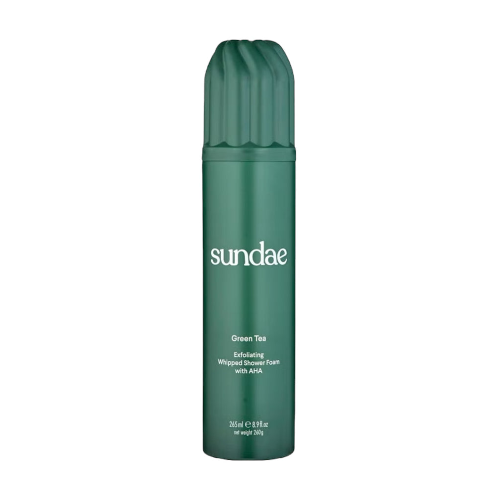SUNDAE Body Green Tea Exfoliating Whipped Shower Foam with Kakadu Plum and Finger Lime 260ml