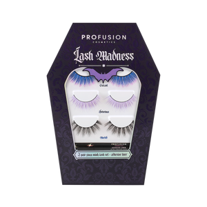 Lash Madness-3 Pair Faux Mink Lash Set Adhesive