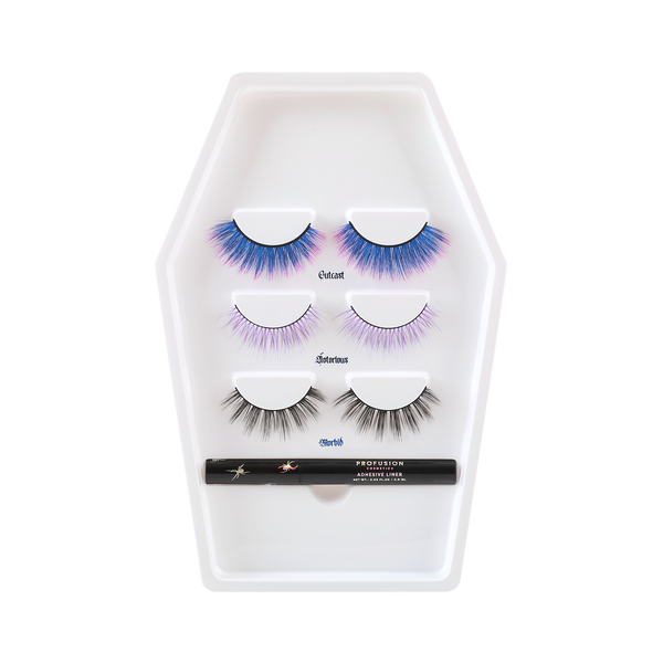 Lash Madness-3 Pair Faux Mink Lash Set Adhesive