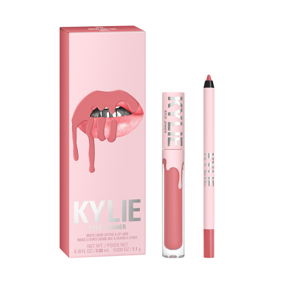 Kylie Cosmetics Matte Lip Kit - 302 Snow Way Bae