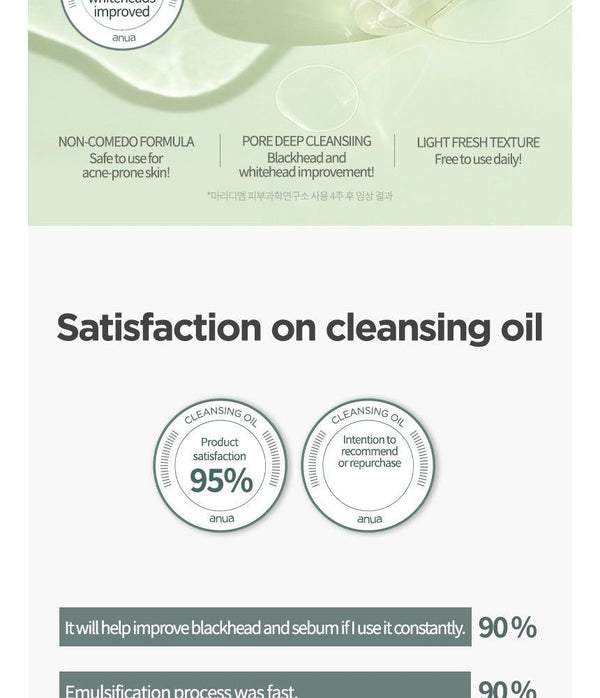 ANUA Heartleaf Pore Control Oil Facial Cleanser