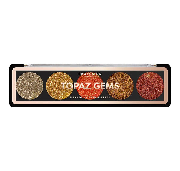 GLITTER GEMS | 5 SHADE GLITTER PALETTES