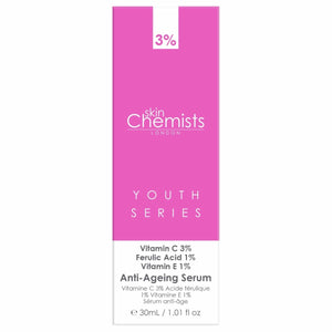 Anti-Ageing Serum Vitamin C 3%, Ferulic Acid 1%, Vitamin E 1% 30ml