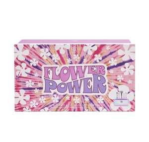 BH COSMETICS FLOWER POWER 5 PIECE FACE & EYE BRUSH SET WITH BAG - NODBEAUTY