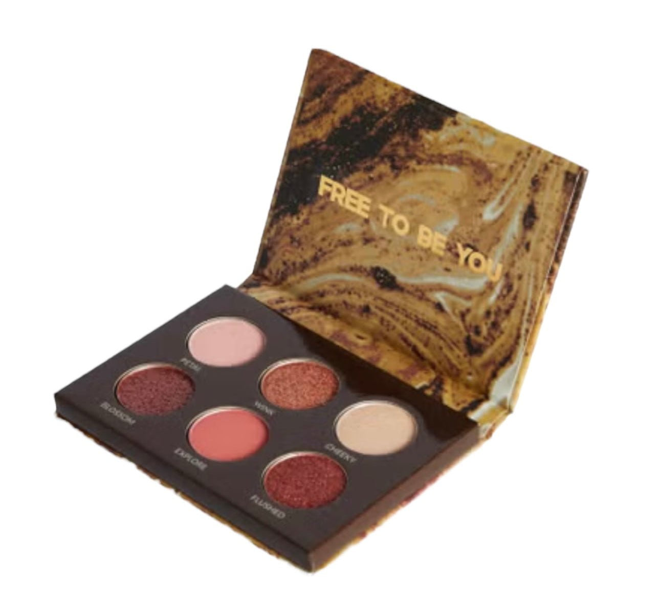 BH Cosmetics Unleashed - 6 Color Shadow Palette (Blushing) - NODBEAUTY