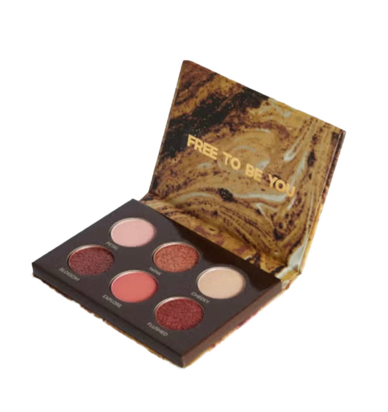 BH Cosmetics Unleashed - 6 Color Shadow Palette (Blushing) - NODBEAUTY
