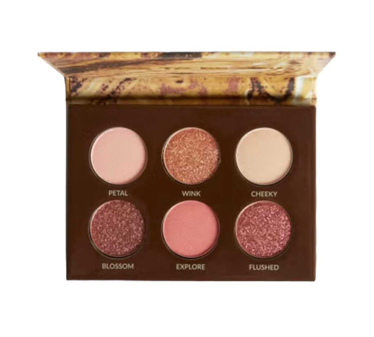 BH Cosmetics Unleashed - 6 Color Shadow Palette (Blushing) - NODBEAUTY