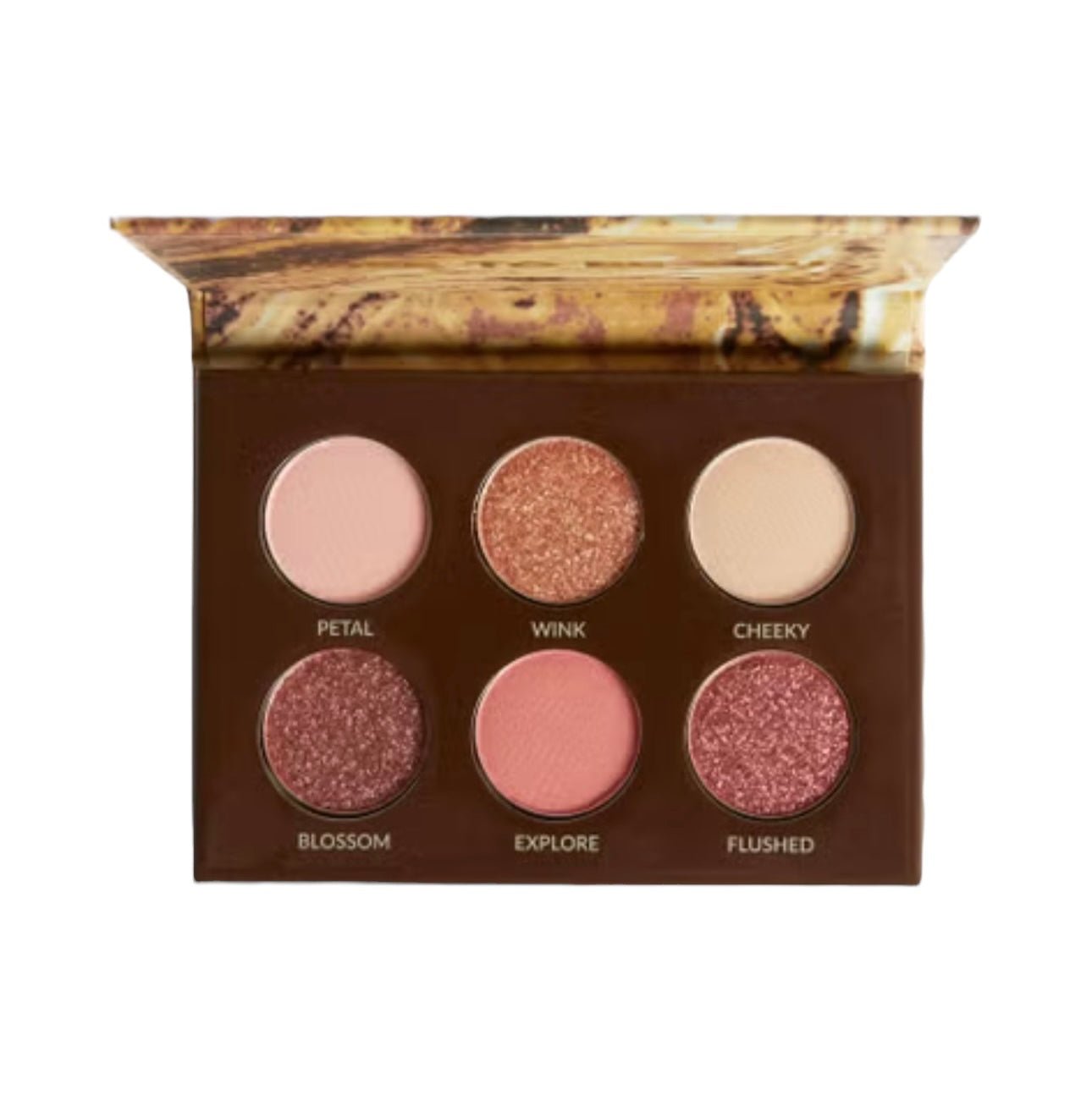 BH Cosmetics Unleashed - 6 Color Shadow Palette (Blushing) - NODBEAUTY