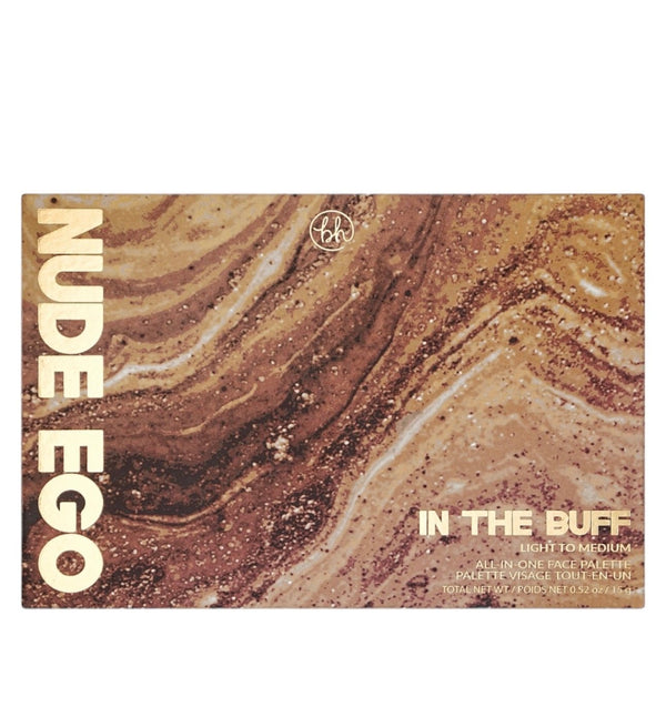 BH Los Angeles Nude Ego In The Buff All - in - One Face Palette - Light to Medium - NODBEAUTY