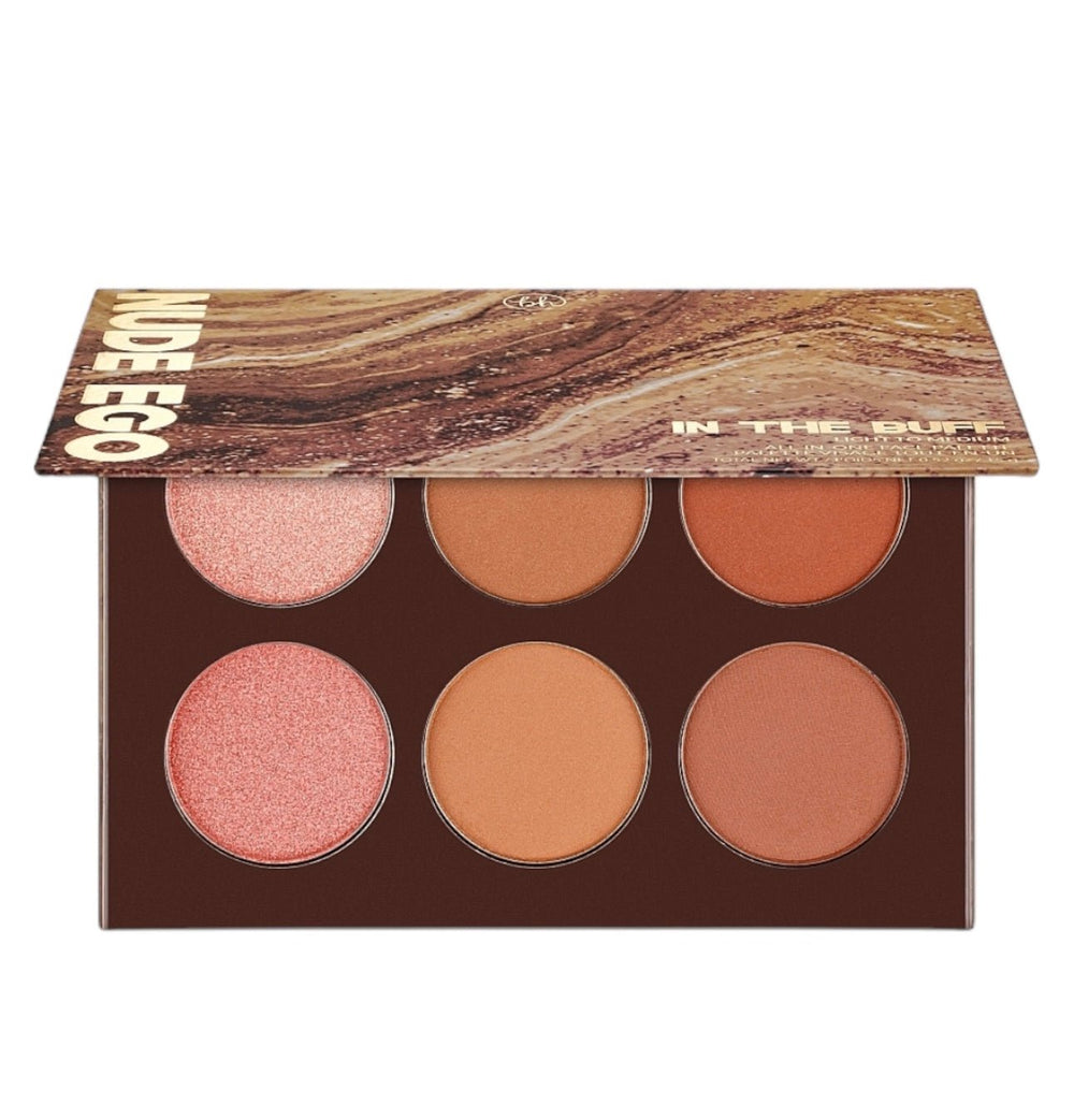 BH Los Angeles Nude Ego In The Buff All - in - One Face Palette - Light to Medium - NODBEAUTY