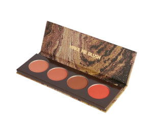 BH Nude Ego Flatter Me Blush Quad Palette - Sweet Cheeks - NODBEAUTY