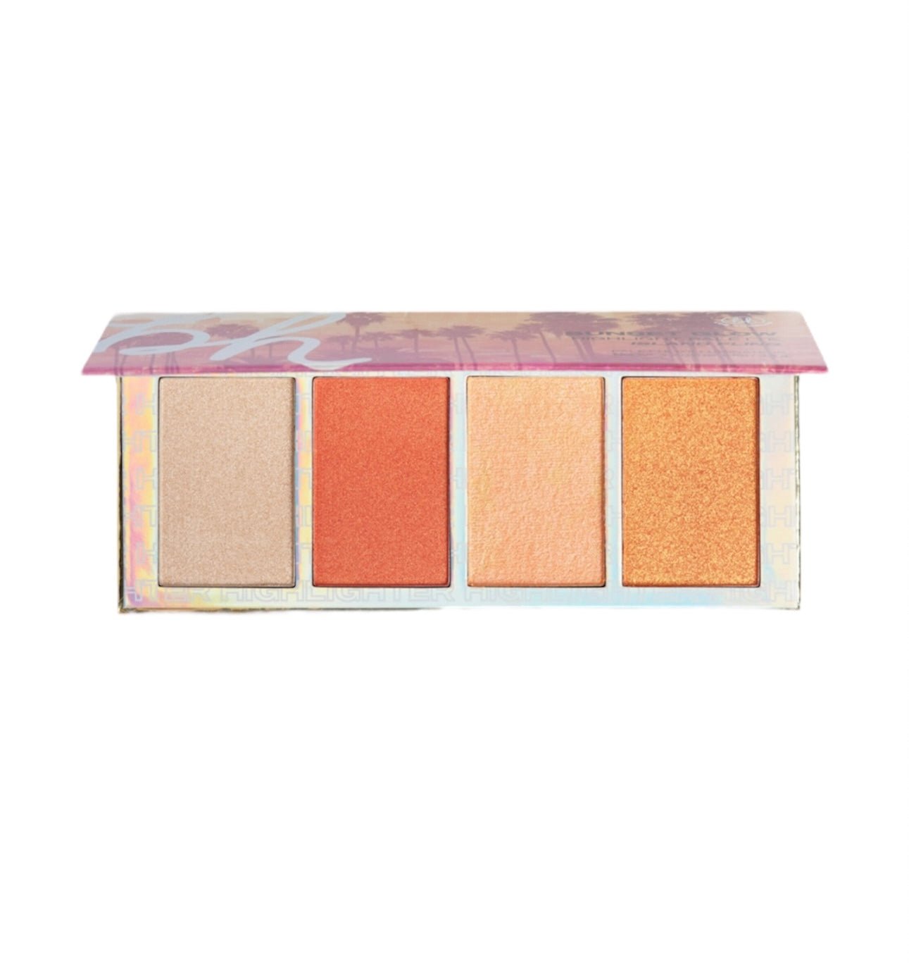 BH Sunset Glow Highlight Palette Island Fling - NODBEAUTY