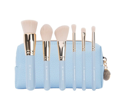 BH Travel Series: Escapade 6 Piece Mini Face & Eye Brush Set With Bag - NODBEAUTY