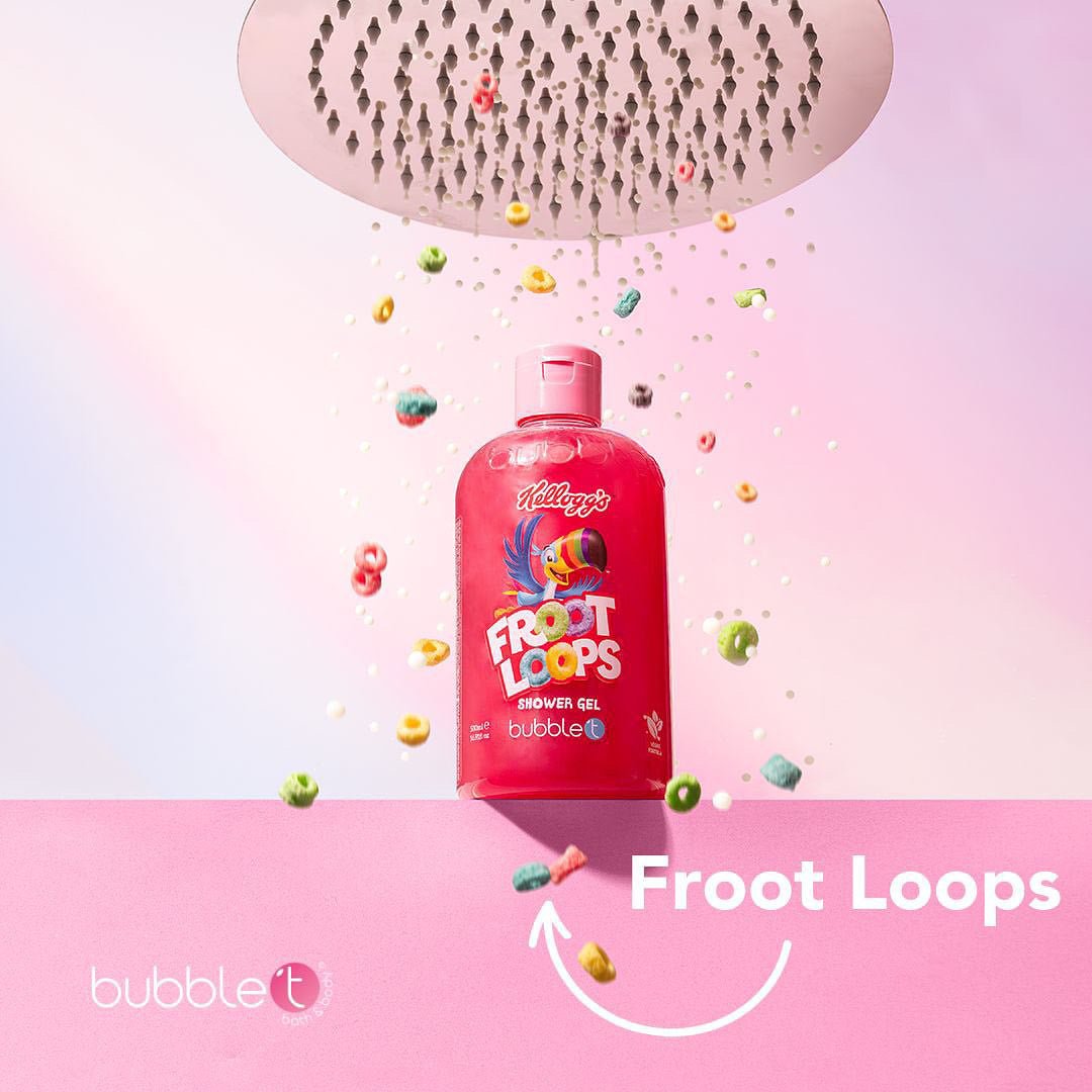 BubbleT - KELLOGG'S FRUIT LOOPS SHOWER GEL (500ML) - NODBEAUTY