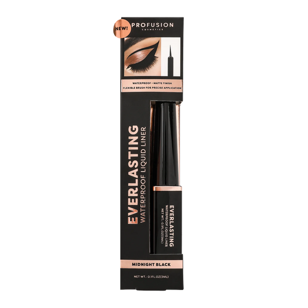 Everlasting Eyeliner | Waterproof Liquid Liner - Midnight Black