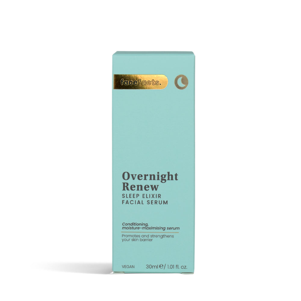 Face Facts Overnight Renew Facial Serum 30ml - NODBEAUTY