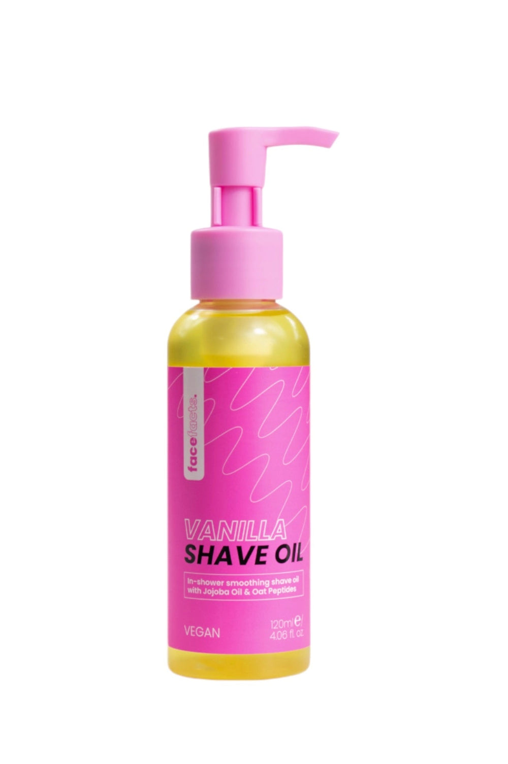 Face Facts Shave Prep Vanilla Shave Oil - 120ml - NODBEAUTY