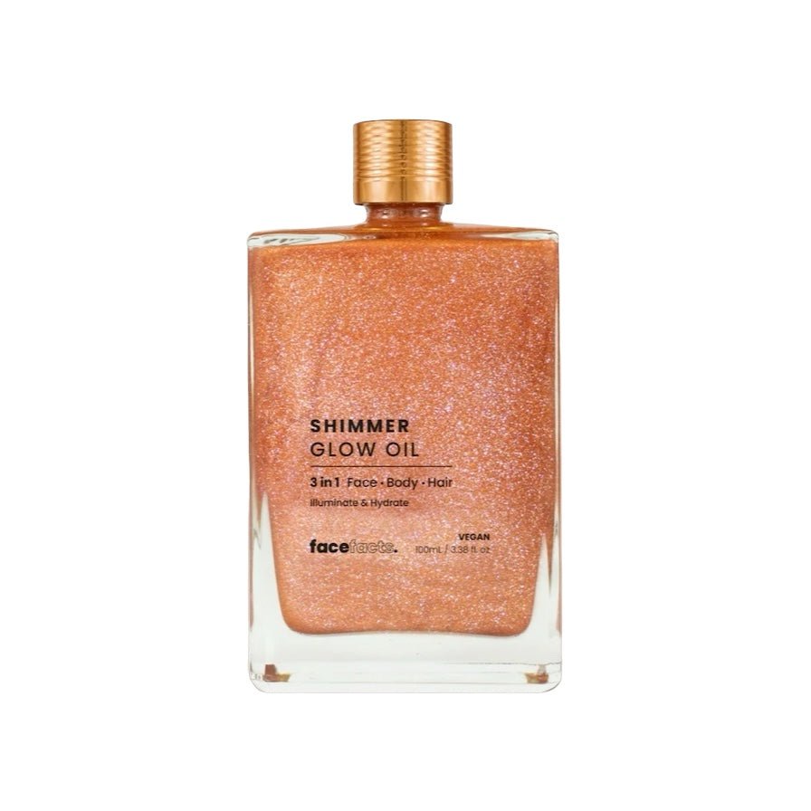 Face Facts Shimmer Glow Oil 100ml - NODBEAUTY