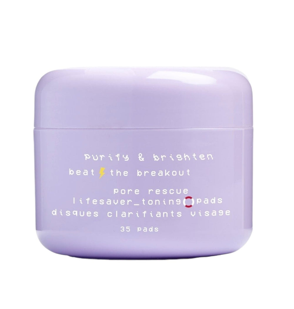 GLOW HUB Purify & Brighten Rescue Lifesaver Toning Pads x35 - NODBEAUTY