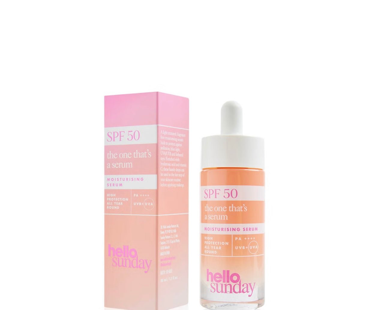 HELLO SUNDAY - SPF50 THE ONE THAT'S A SERUM 30ML - NODBEAUTY