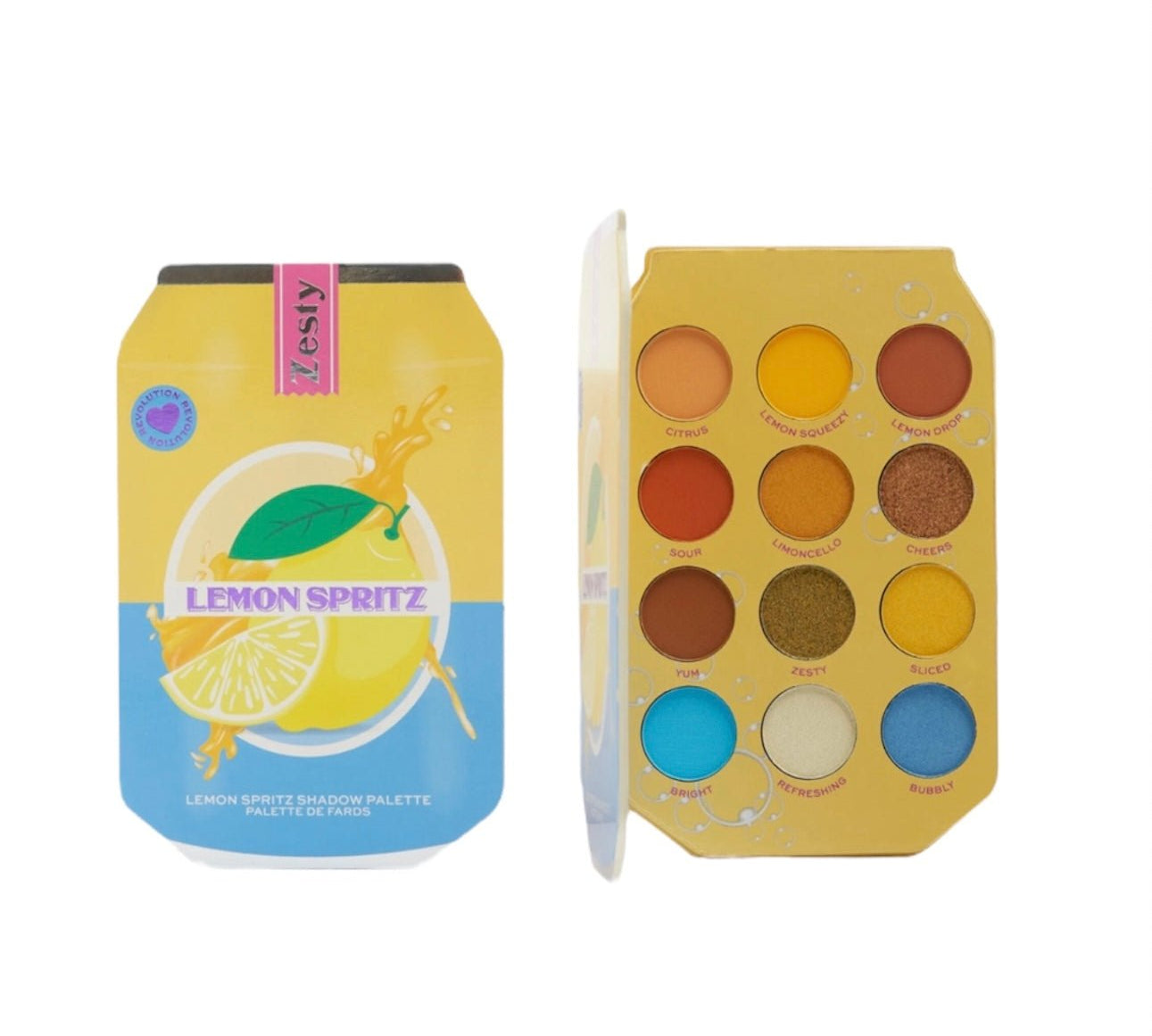I Heart Revolution Lemon Spritz Shadow Palette - NODBEAUTY