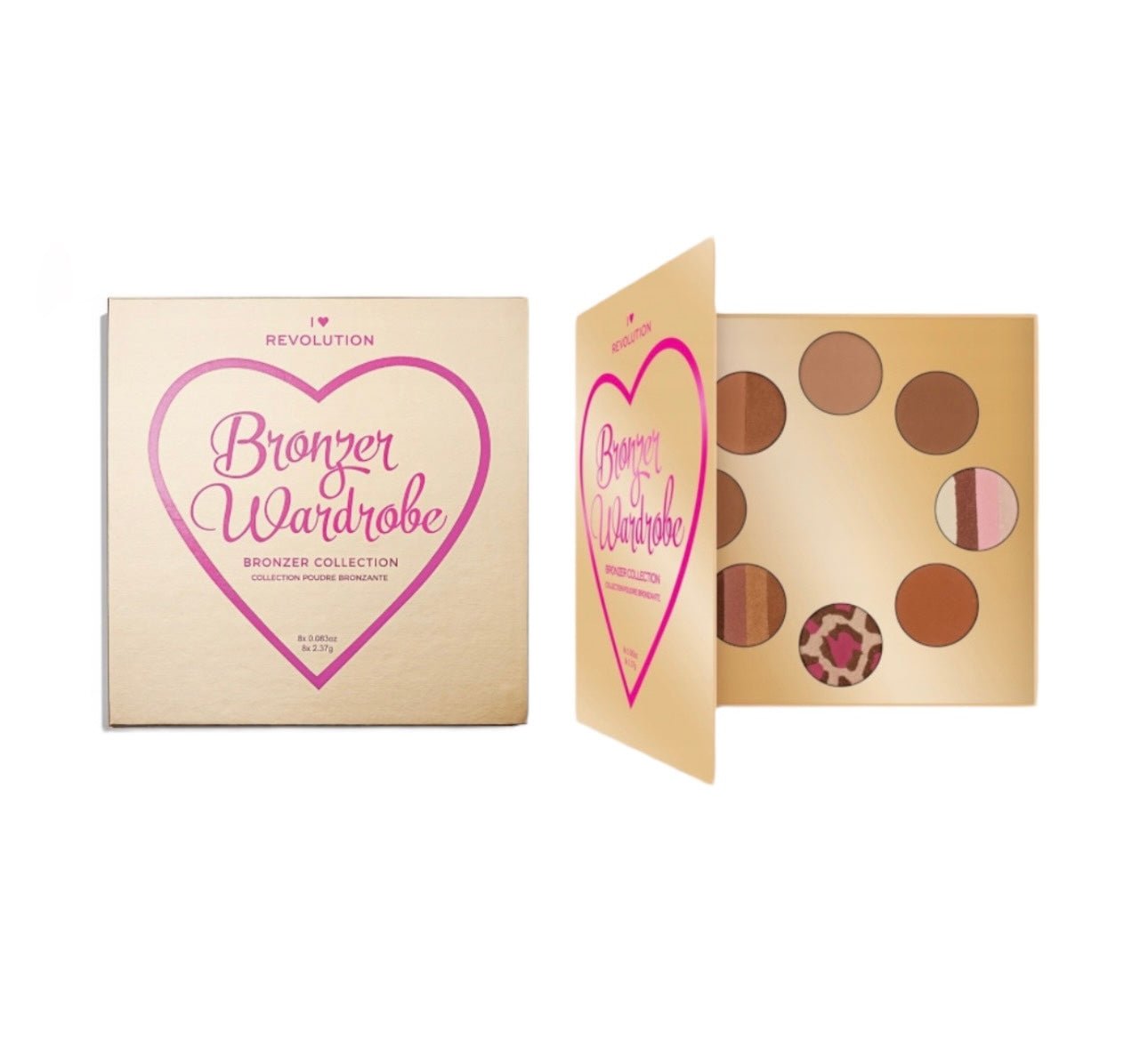 I ♥ Revolution Bronzer Wardrobe Bronzer Collection Palette - NODBEAUTY